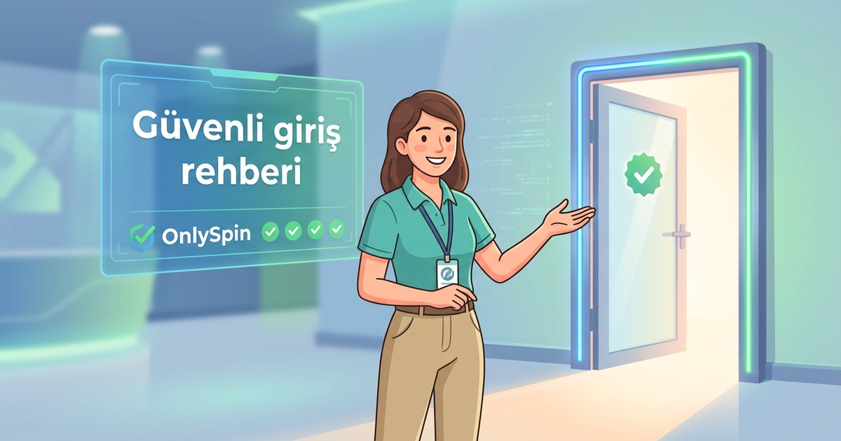 OnlySpin giriş rehberi makale kapak görseli