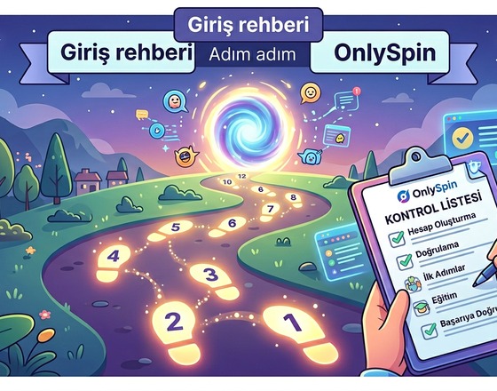 OnlySpin giriş rehberi adım adım görsel